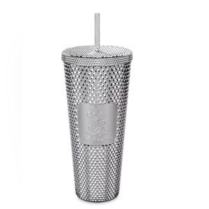 Disney Mickey 100 Years of Wonder WDW Mickey Starbucks Tumbler with Straw Silver